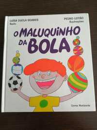 Livro "O Maluquinho da Bola"