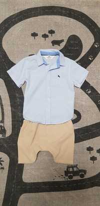 Krótkie spodenki, koszulki paka ubrań dla chłopca r. 98/104 Zara, H&M,