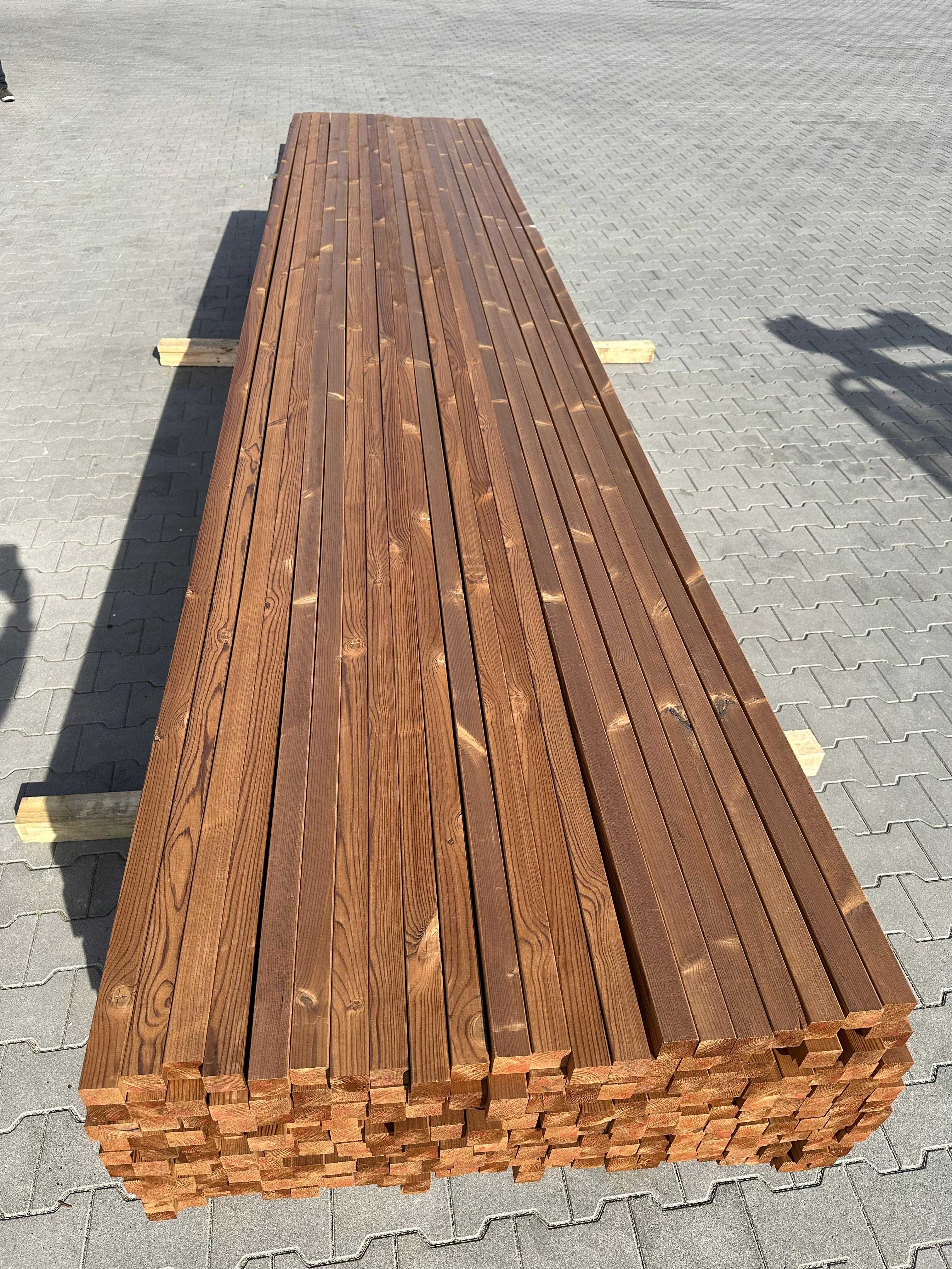 Lamela,Legary Kantówki 42x42mm  Thermo Sosna
