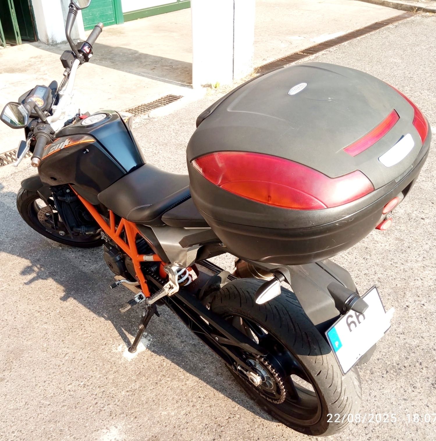 KTM duke 690 troco
