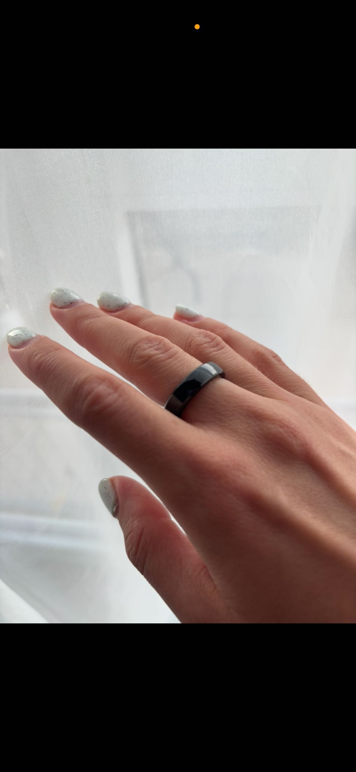 Ceramiczna obrączka płatnicza NFC/ Pierścionek Tapster