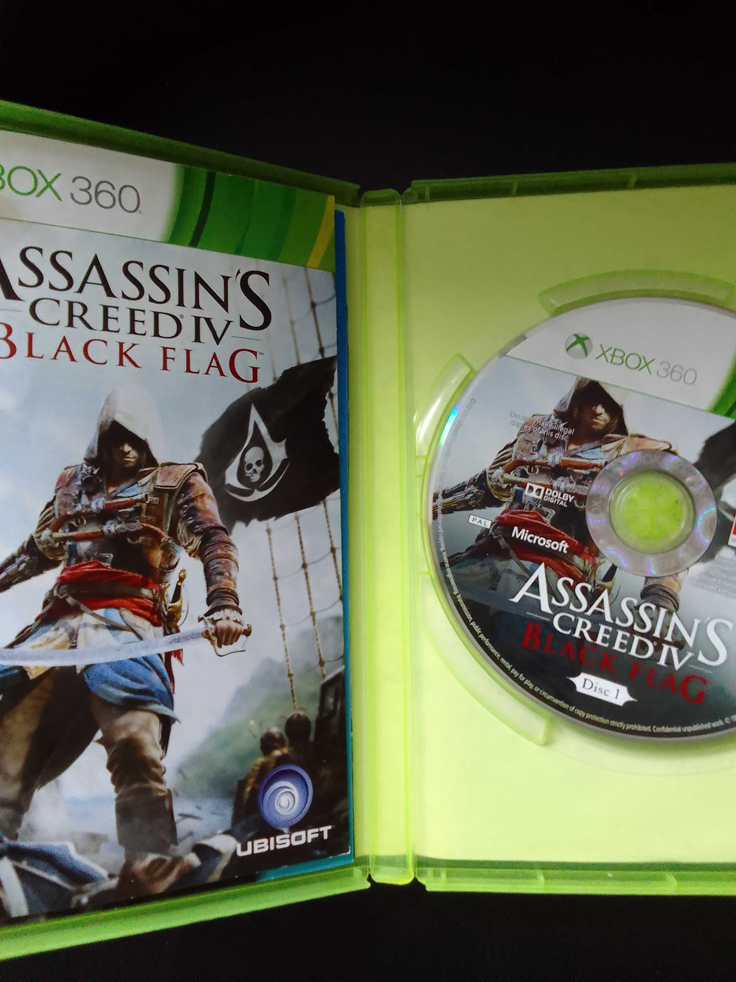 Dwie gry ASSASSINS CREED - Black flag IVRevelations - xbox 360