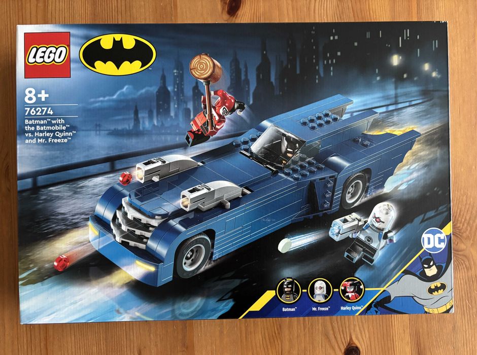 Lego 76274 Batman Batmobile Harley Quinn e Mr. Freeze (Novo e Selado)