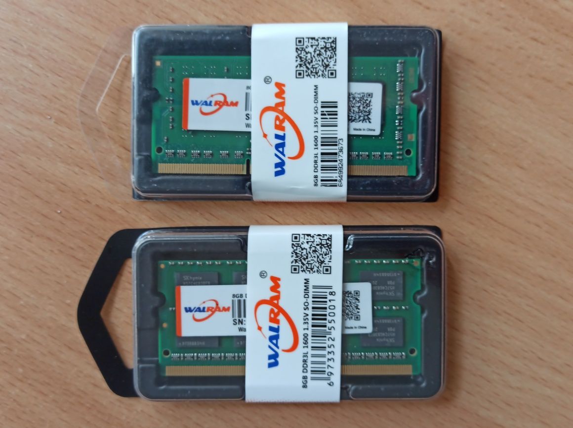 Оперативка для ноутбука DDR3 16Gb (8*2)