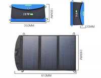 Портативная солнечная панель, Солнечная батарея, Cолнечная зарядка 28W