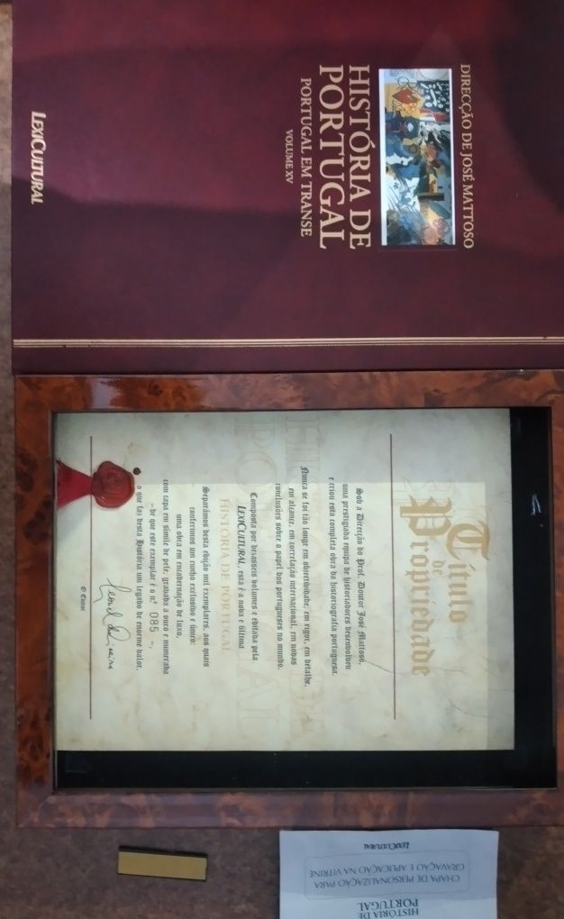 História Portugal José Matoso - 16 livros certificado caixas originais