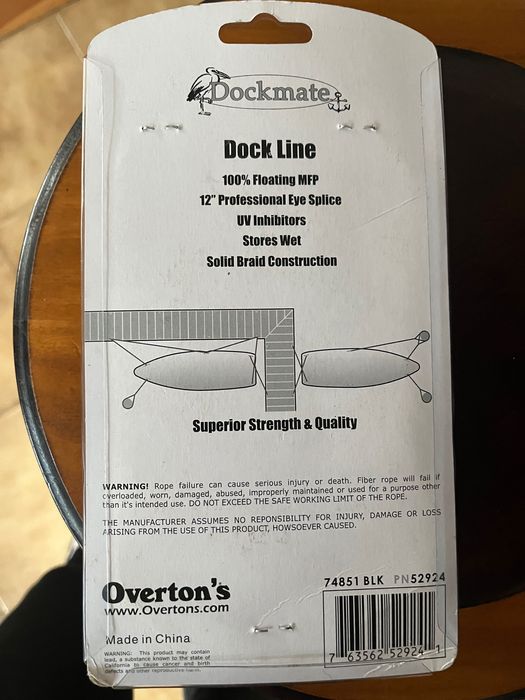 Lina cumownicza Dockmate Dock Line 3/8x15