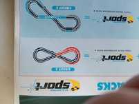 Pista scalextric e respectivos carros
