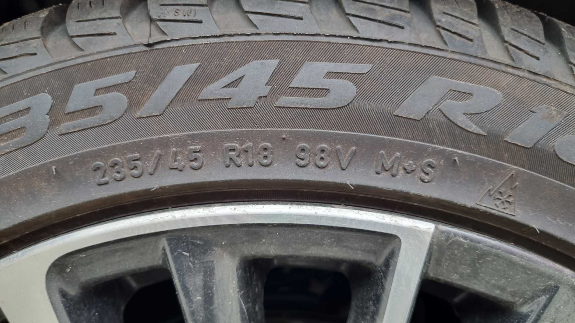 Oryginalne Koła Lexus ES 235/45/18 Opony zimowe Pirelli sottozero 2023