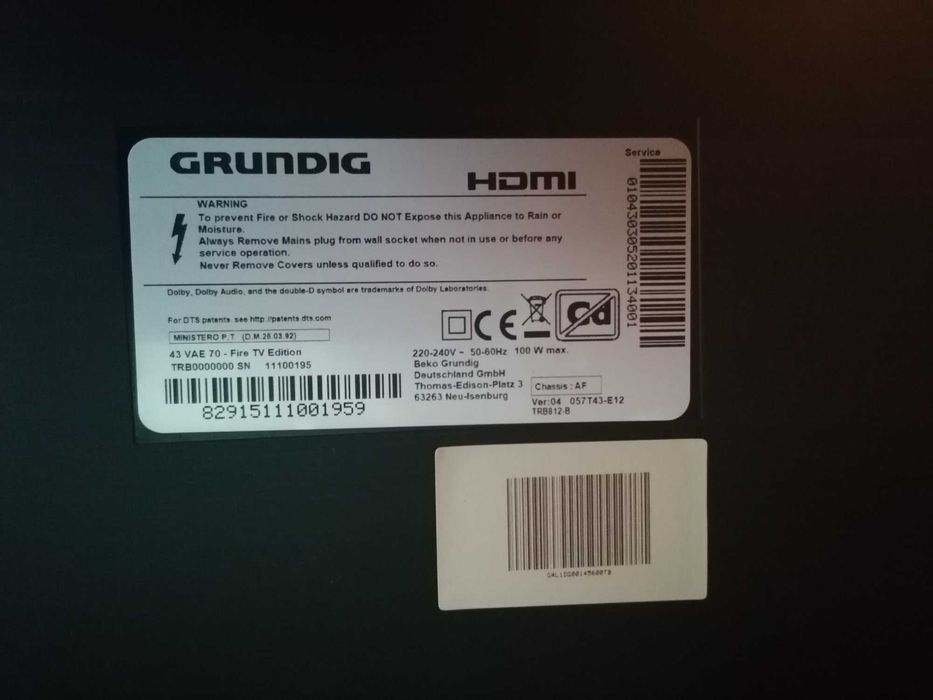 Telewizor Grundig 43" Led UHD
