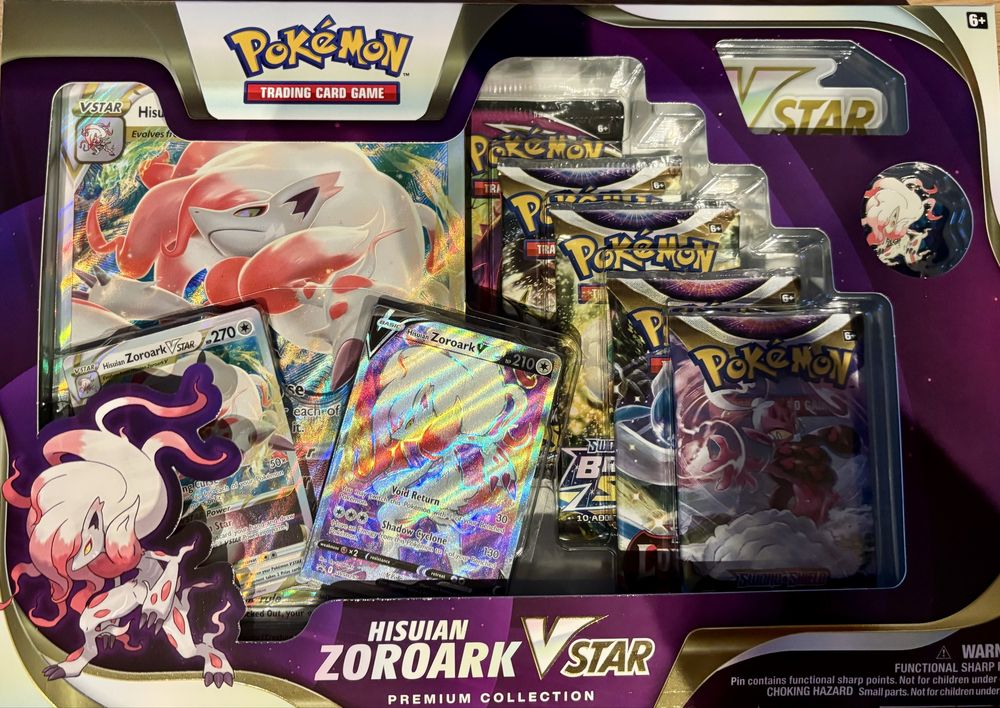 Pokemon -Zoroark, Kleavor, Lucario, Deoxis, Zeraora preço descrição