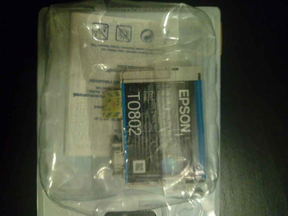 Tinteiro EPSON Cyan T0802