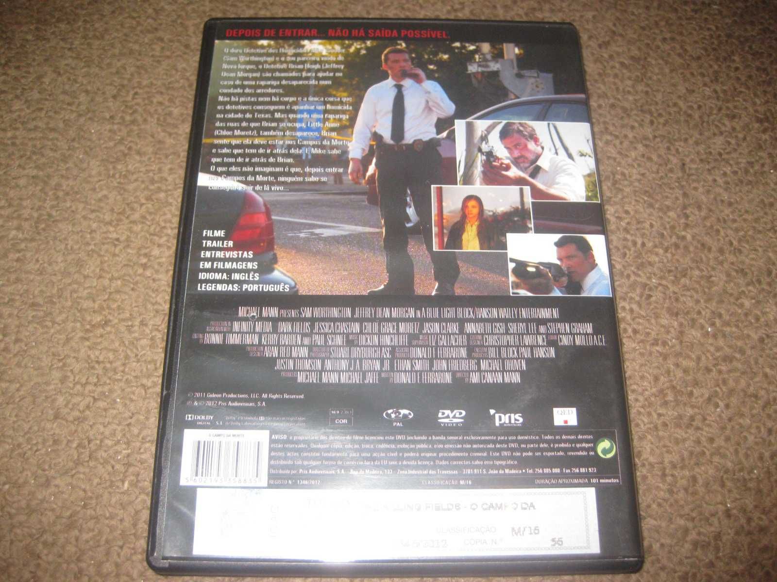 DVD "The Killing Fields- O Campo da Morte" com Sam Worthington