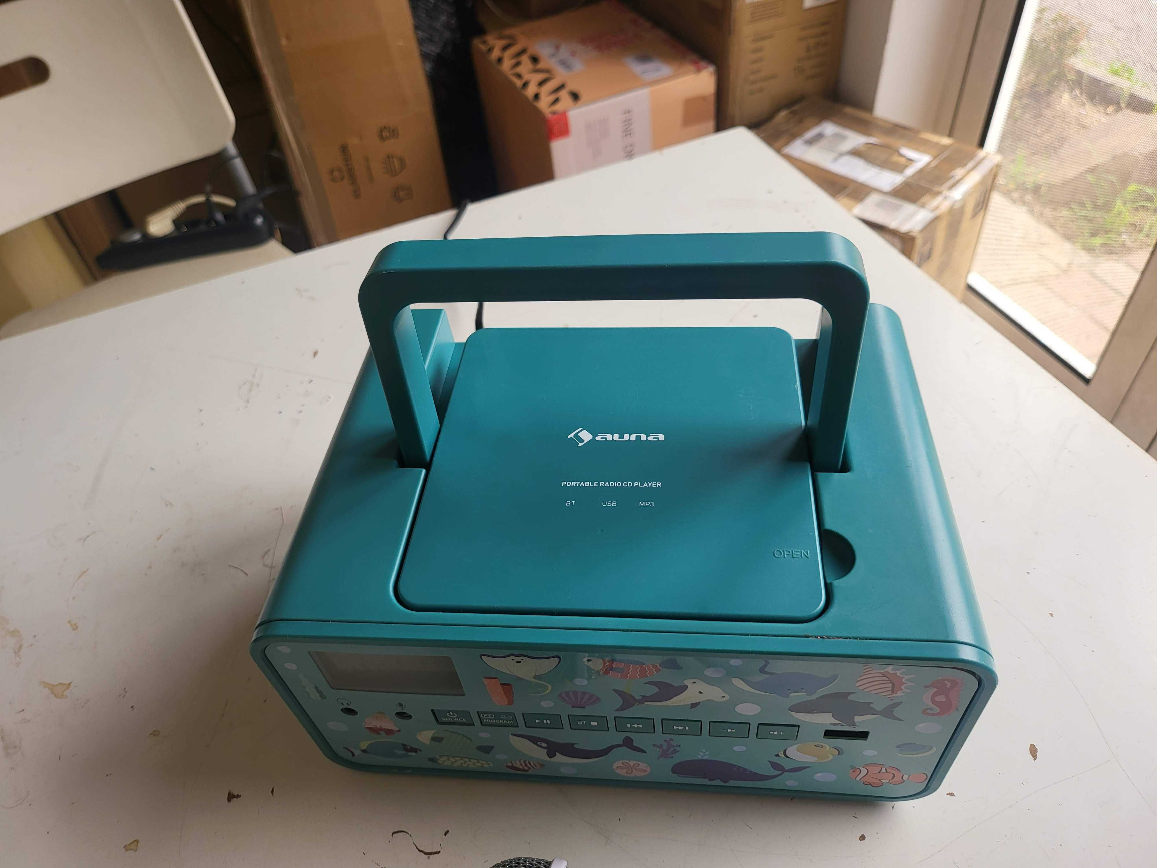 Boombox Kidsbox zwierzątka Trtkus Bluetooth /Cd,Usb 3.