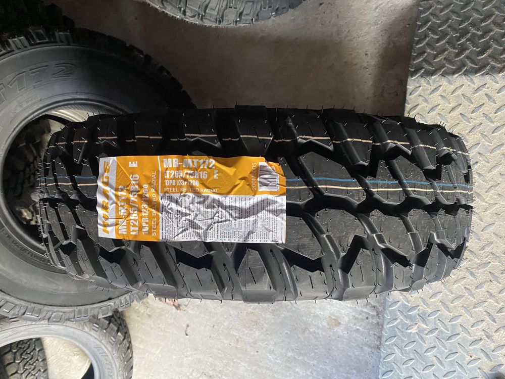 Opony terenowe 265/75 r16 MIRAGE MT rok2024