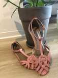 Rozowe sandalki Street shoes