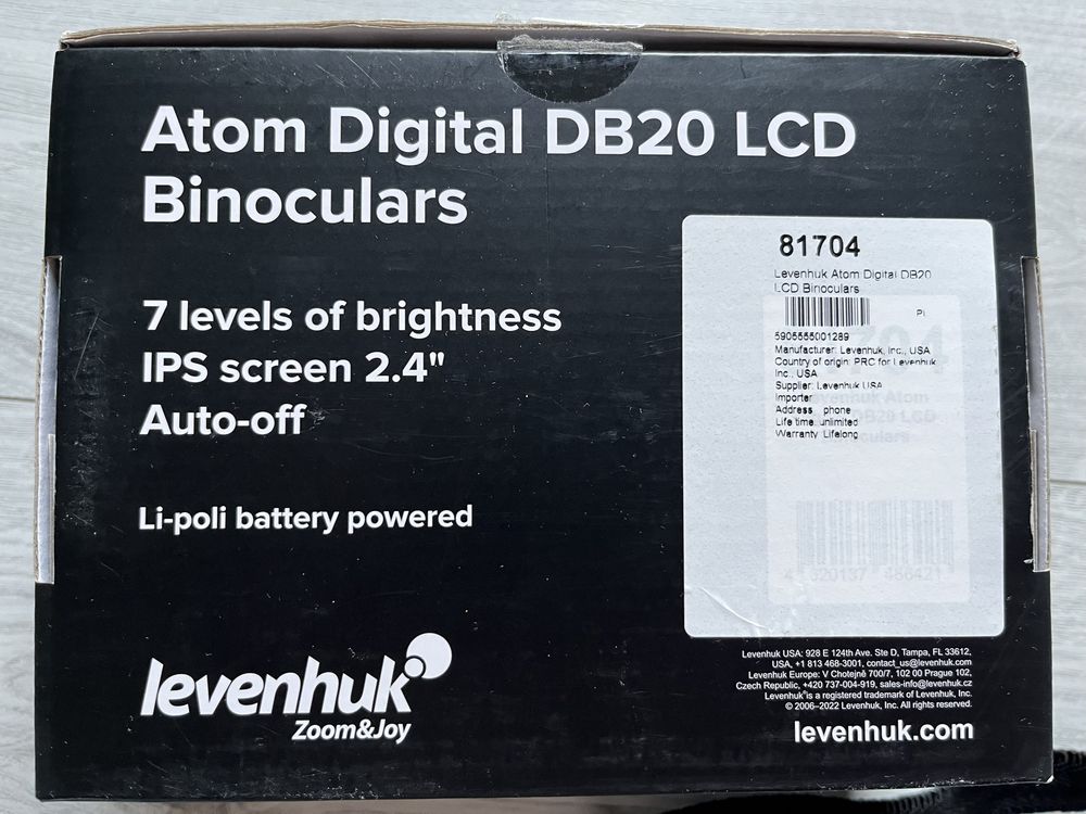 Lornetka LEVENHUK Atom Digital DB20 LCD