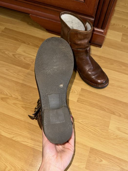 Демисезонні шкіряні чоботи, чобітки, черевики, ботінки