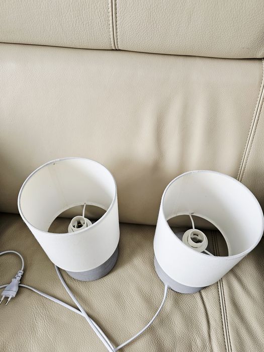Lampka nocna ceramiczna dwie sztuki