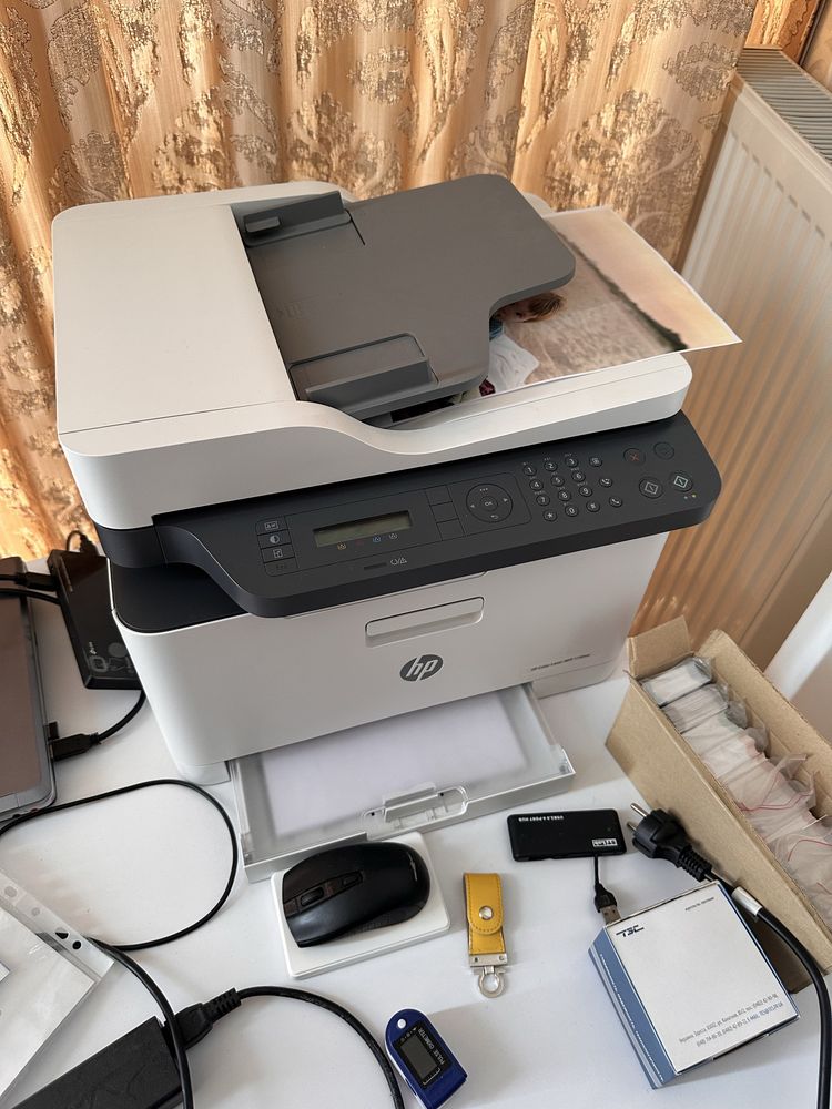 БФП HP Color Laser 179fnw Wi-Fi 4ZB97A принтер сканер ксерокс