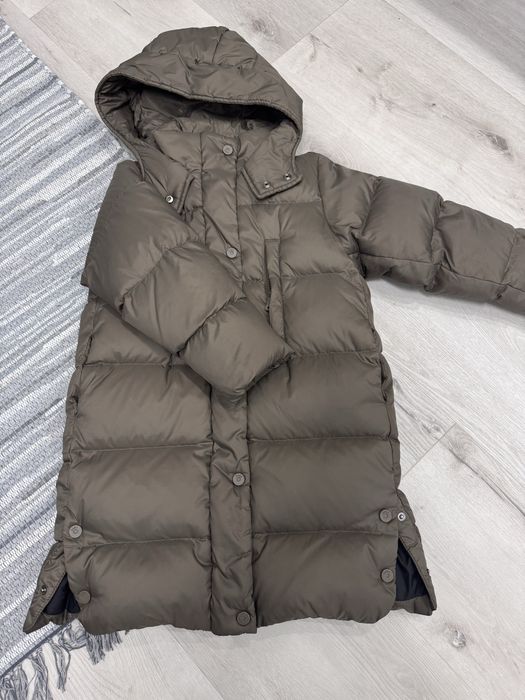 Подовжений Пуховик zara,