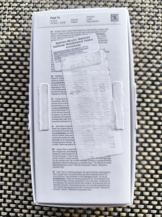 Google Pixel 7a smartfon