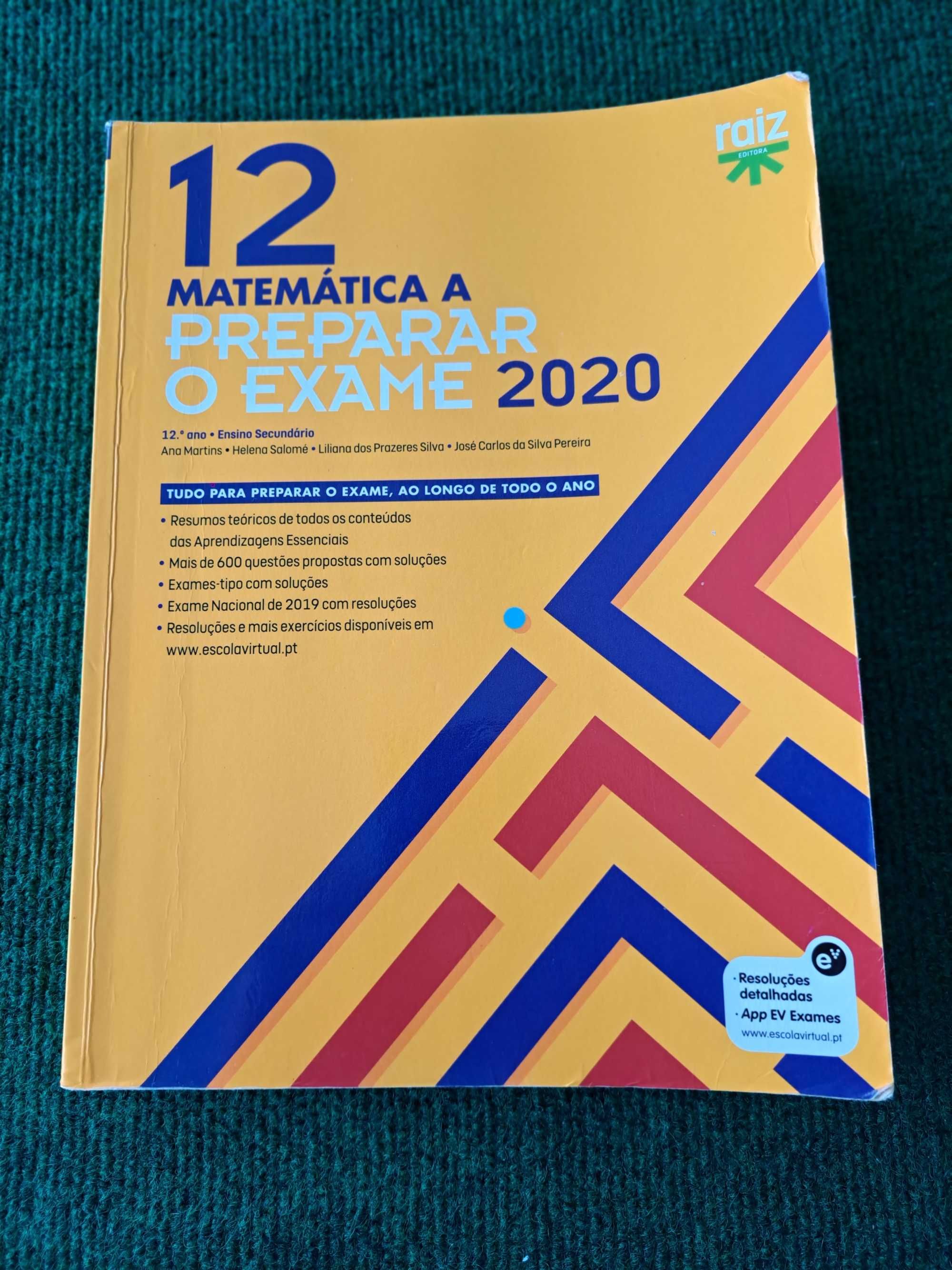 12 Matemática a Preparar o Exame 2020