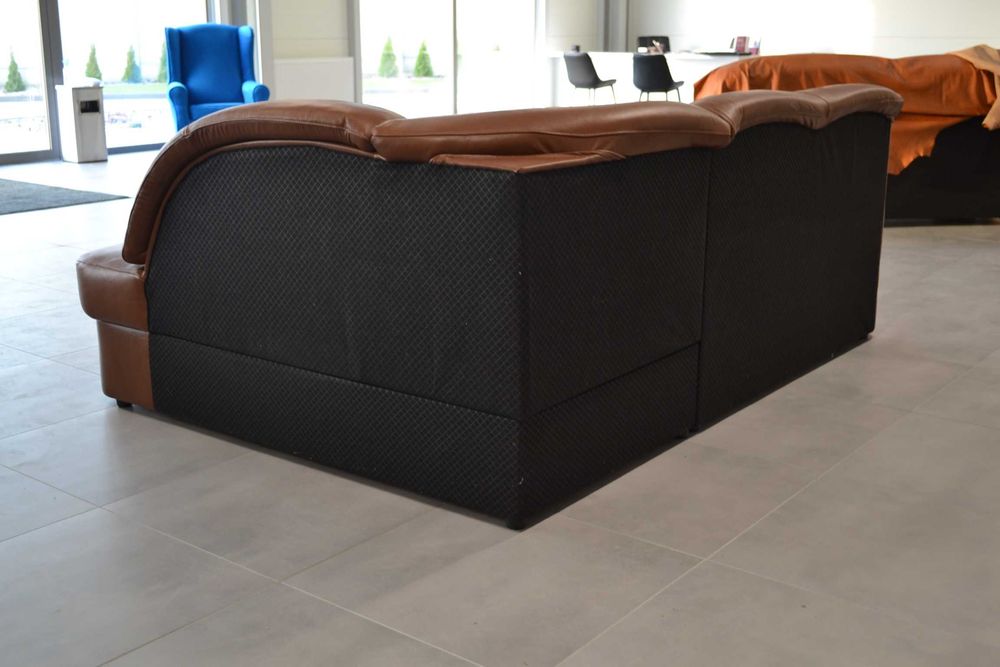 Letnia cena narożnik kanapa sofa narożna FRESH skóra nat.PRODUCENT