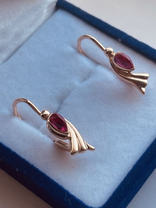 Золотые серьги 583 проба ссср