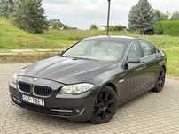BMW Seria 5 BMW 5 Sedan czarny, 3-litrowy diesel