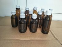 Butelki/buteleczki 100 ml, brązowe 13 szt.