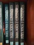 Países, povos e continentes círculo de leitores 4 volumes novos