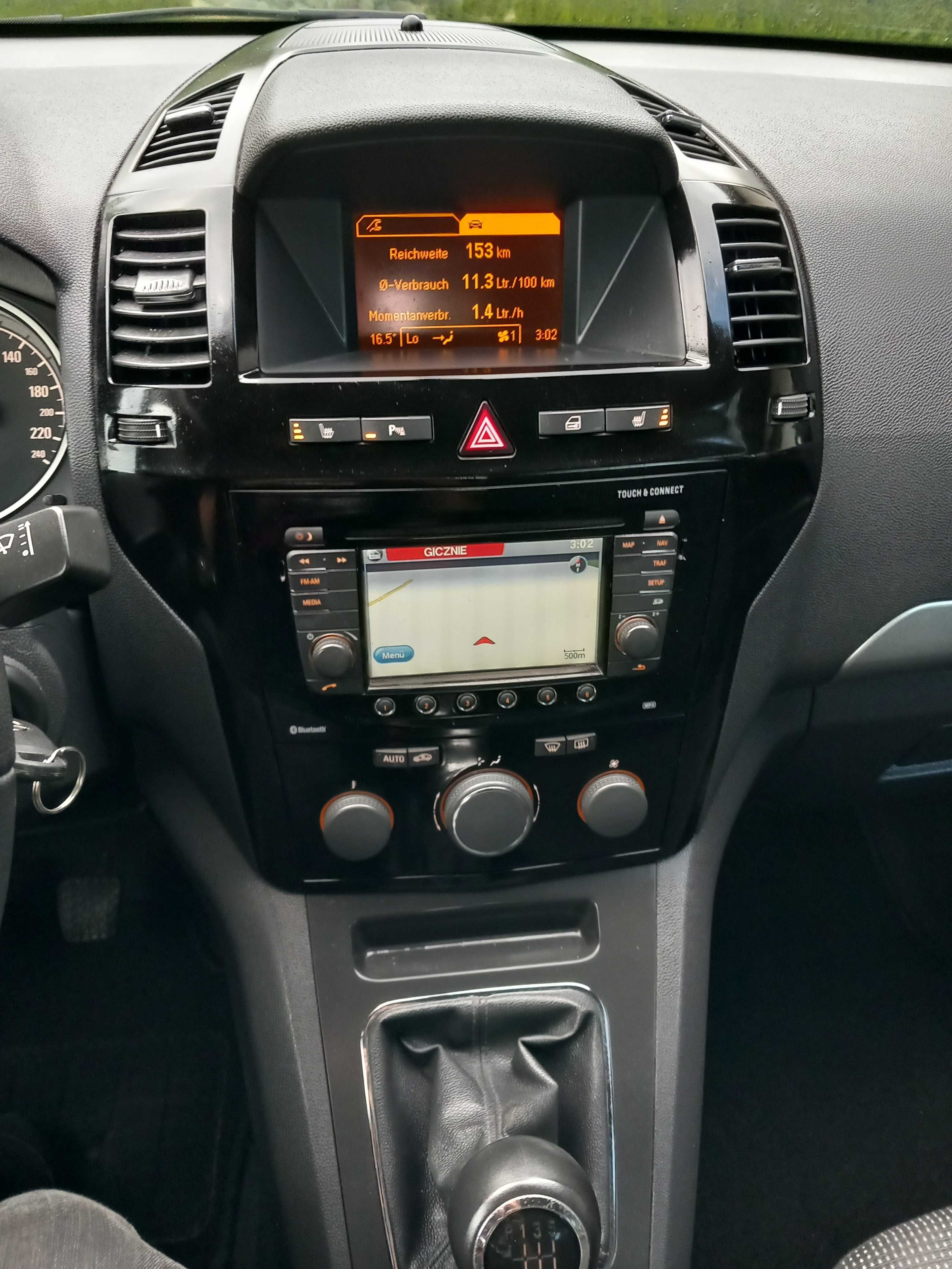 Śliczny Opel Zafira 1.7 125KM z  Xenon Nawigacja Niemiec Po Opłatach