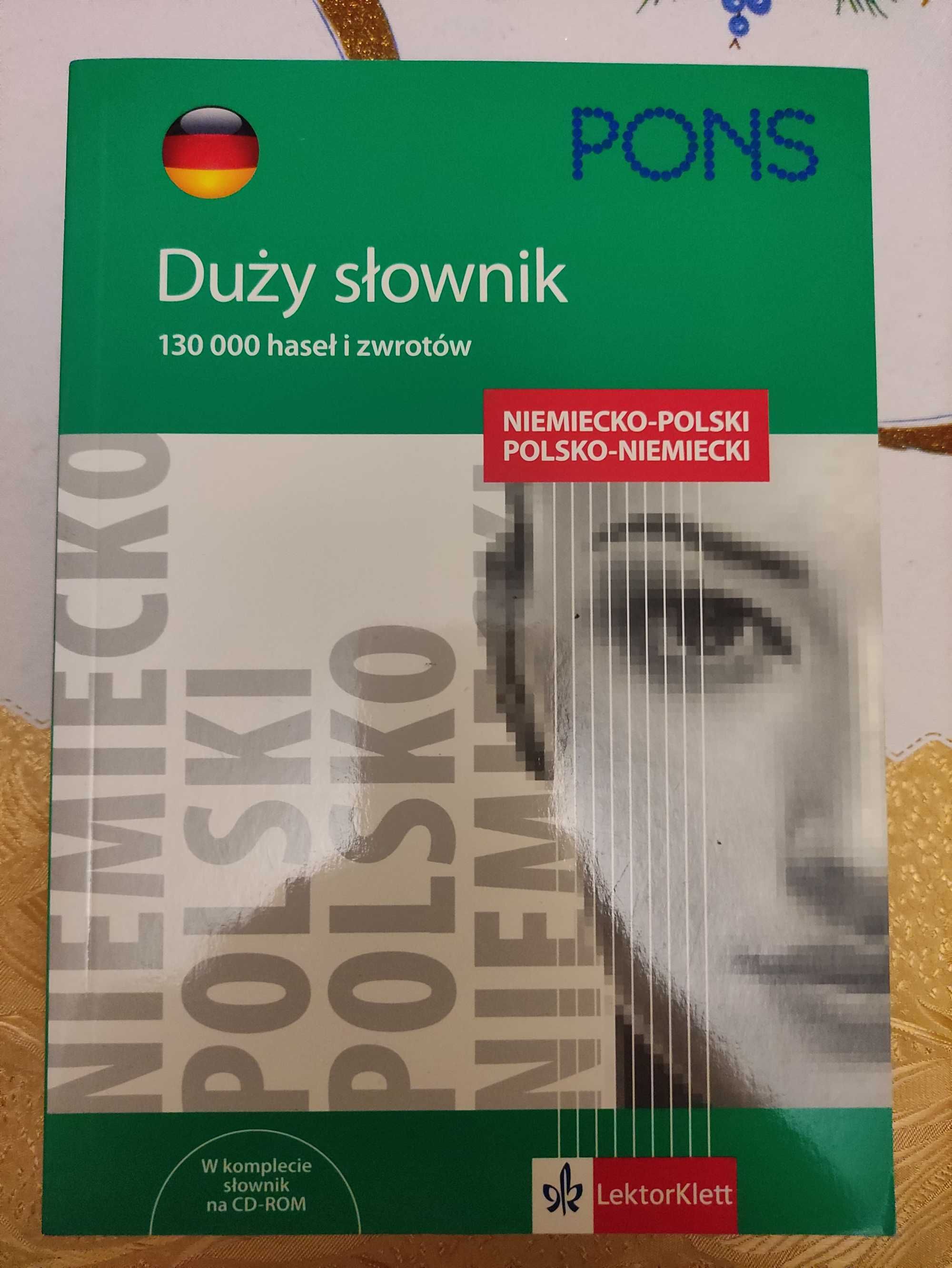 Słownik PONS - Niem-Pol, Pol-Niem -130000 haseł i zwrotów-Stan b.dobry