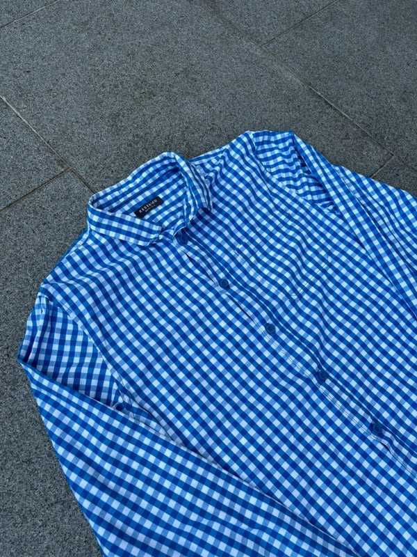 Nowa Niebieska Koszula Męska Shirt Reserved Aesthetic Minimalistic M