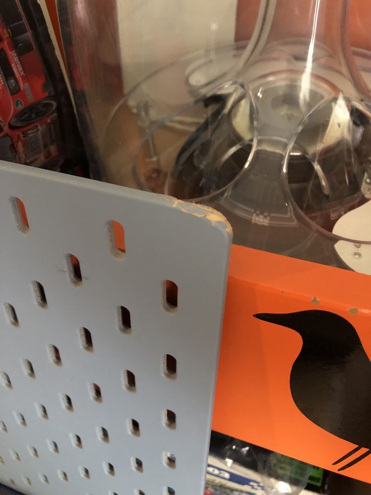 IKEA Skadis com acessórios