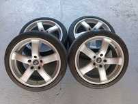 TEC 18'' 5x120 BMW 8J ET45 E90 E91 VW T5 T6 ładne opony 225/40/18