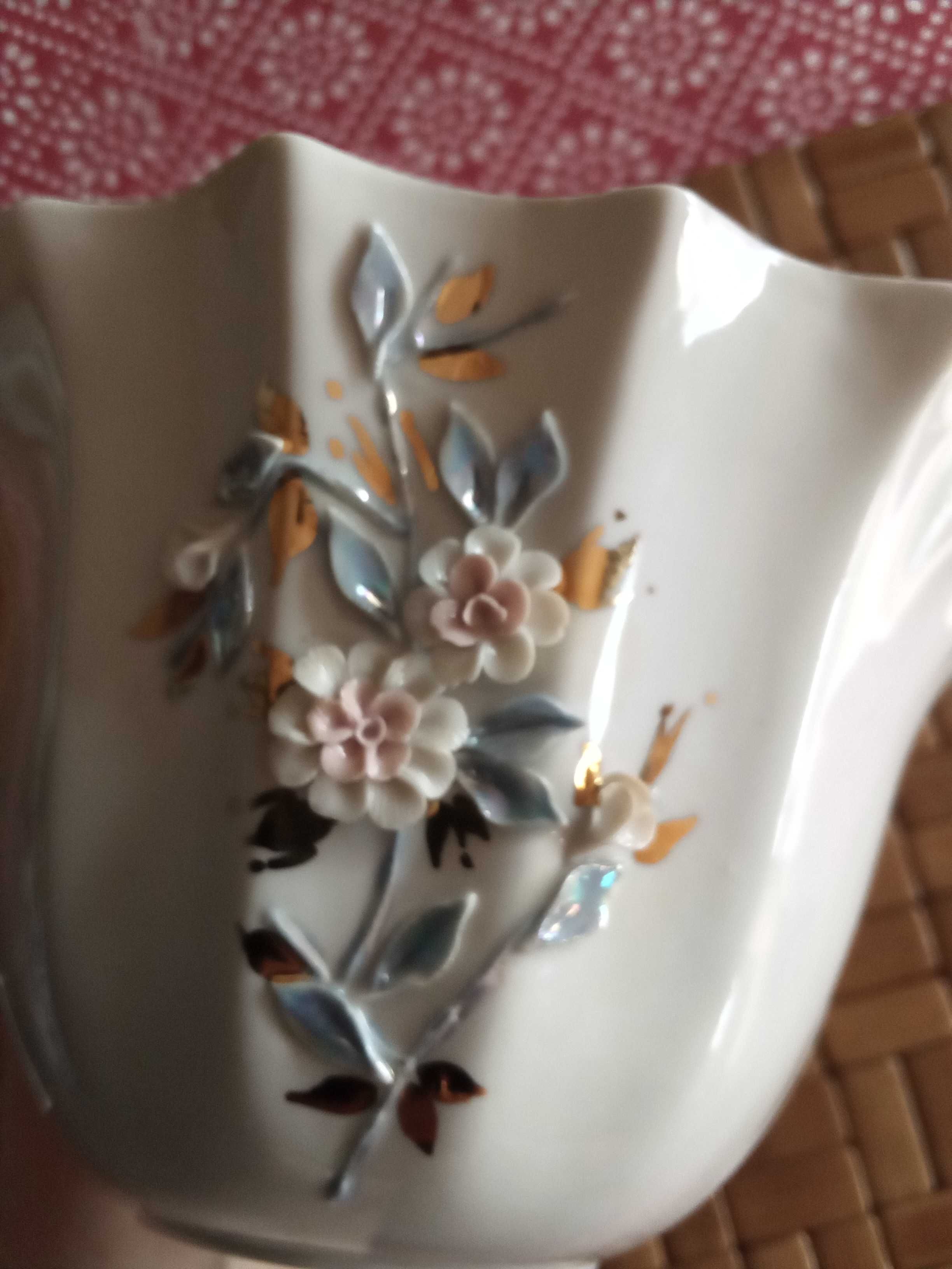 Nie Prl bomboniera iryz porcelana  Fenix Kislovodsk Porcelain etykieta