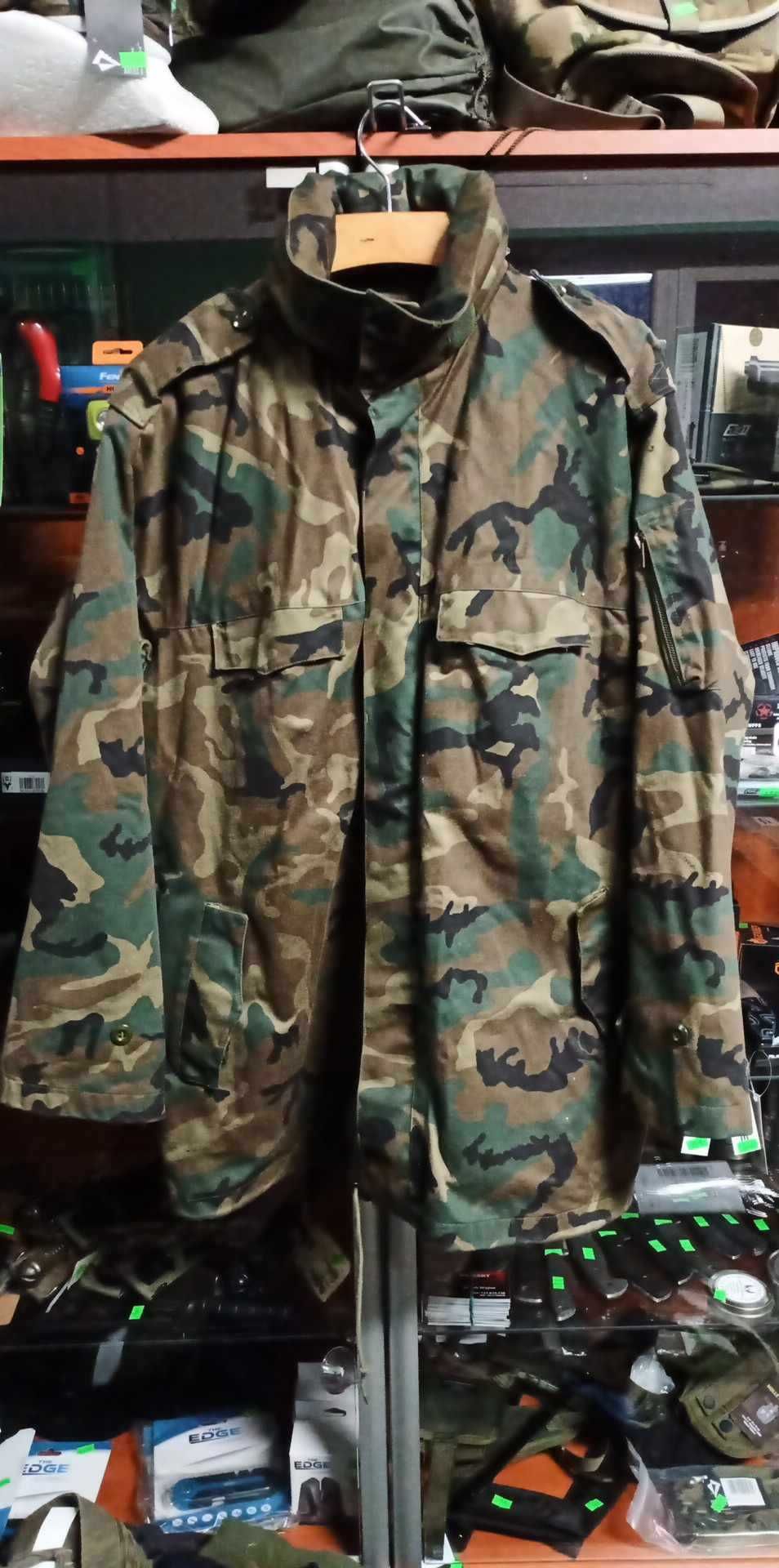 Kurtka / Parka Wojskowa Armia Hiszpania Woodland r.3 kl.132 / r.L