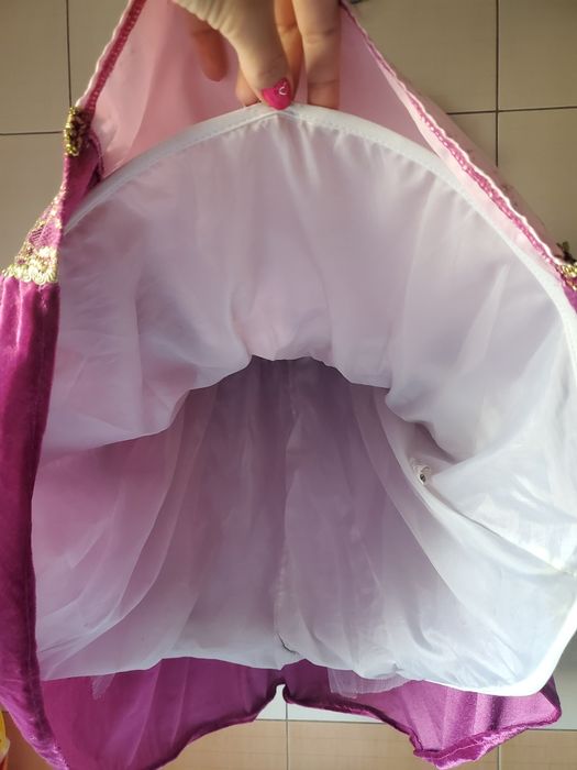 Średniowieczny strój królewny/ księżniczki  z kołem + opaska