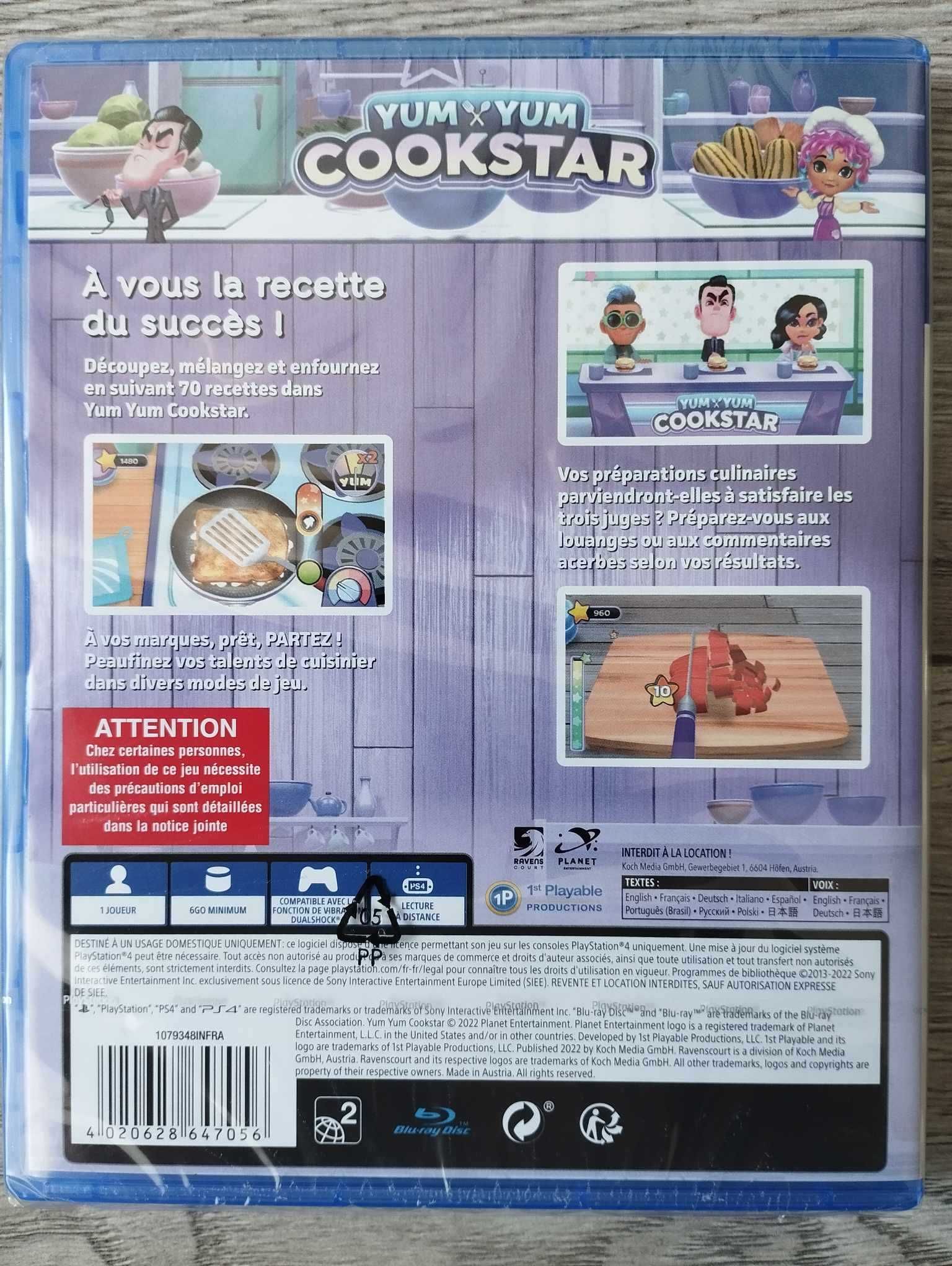 Nowa Gra Yum Yum Cookstar Polska Wersja PS4/PS5 Playstation