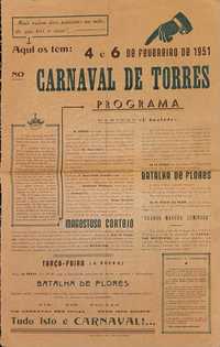 Cartaz Carnaval de Torres Vedras (1951)