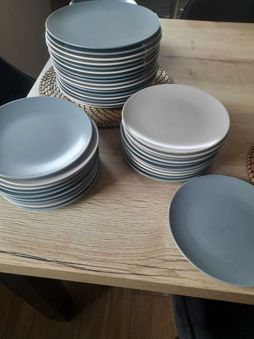 Zestaw talerzy i misek IKEA DINERA komplet 52szt. REZERWACJA
