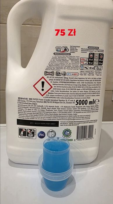 Persil w żelu uniwersalny na 100 prań 4,5 litra.