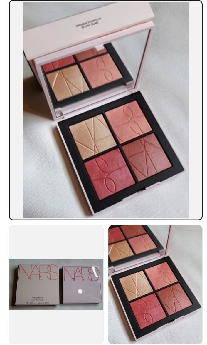 Nars Orgasm Four Play Blush Quad Cienie do twarzy 3.2g x4