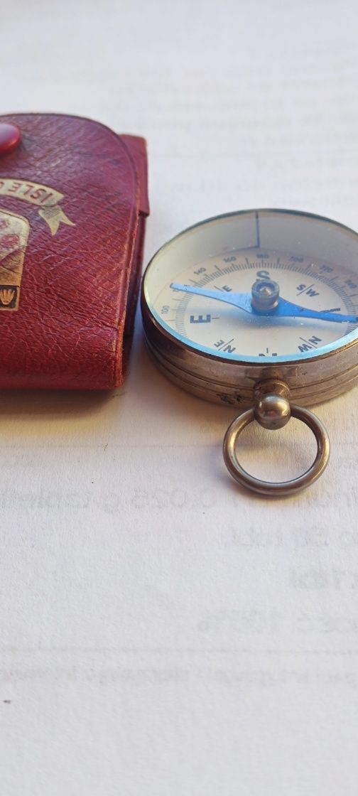 Stary niemiecki kompas kieszonkowy vintage