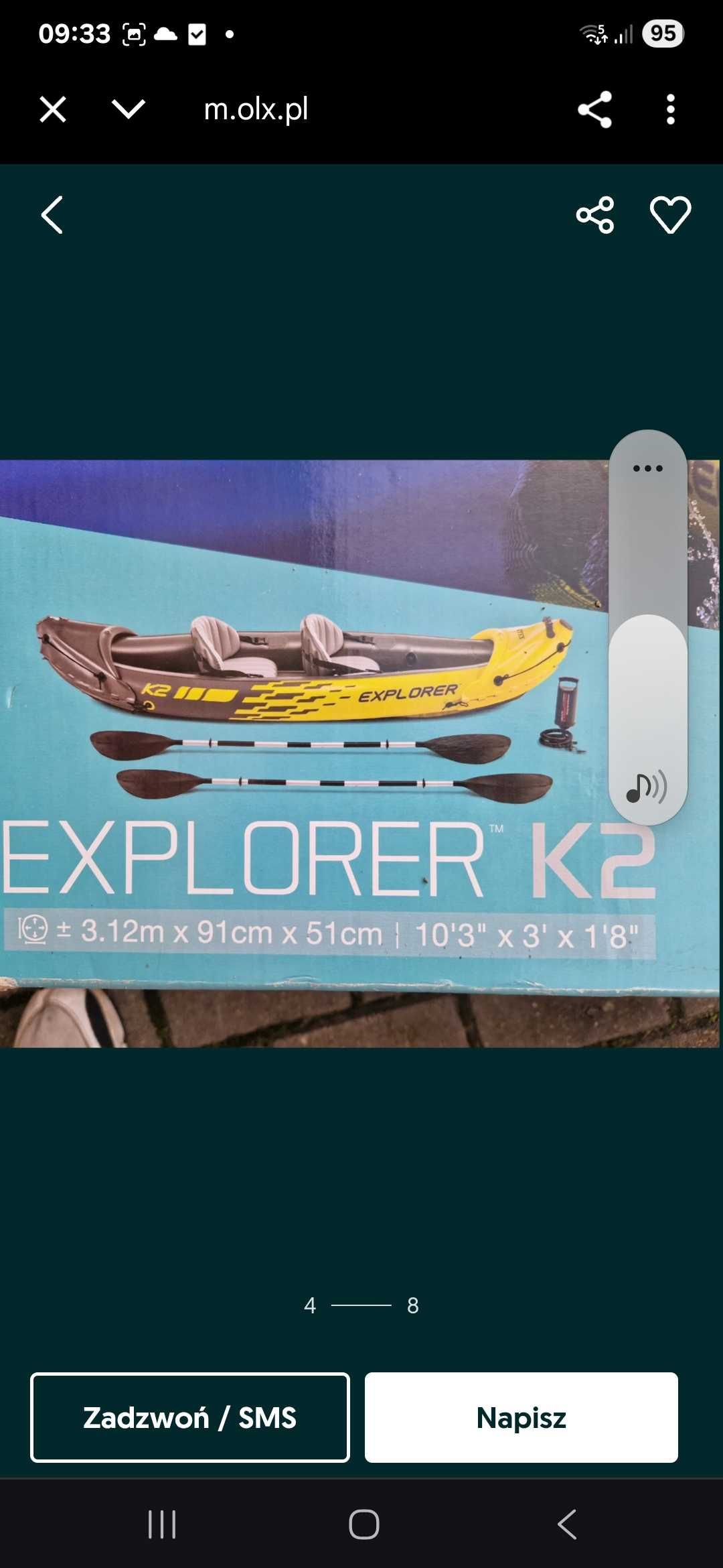kajak dmuchany Intex Explorer k2