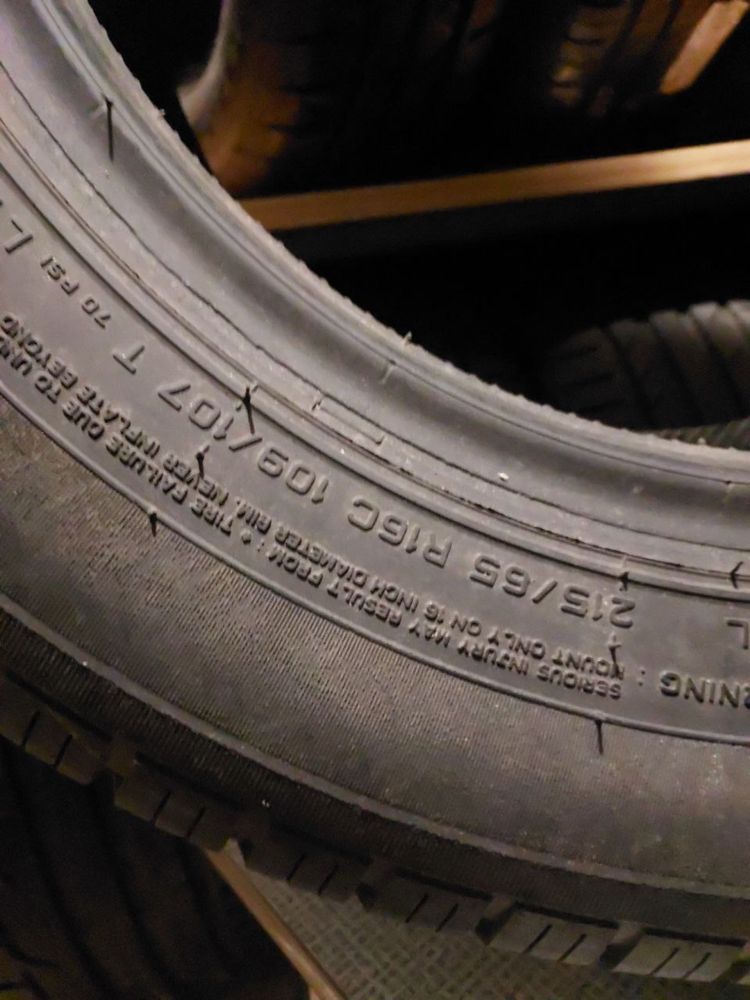 Шини 215/65 R16C розпаровка одиночка  поштучно літо 7мм