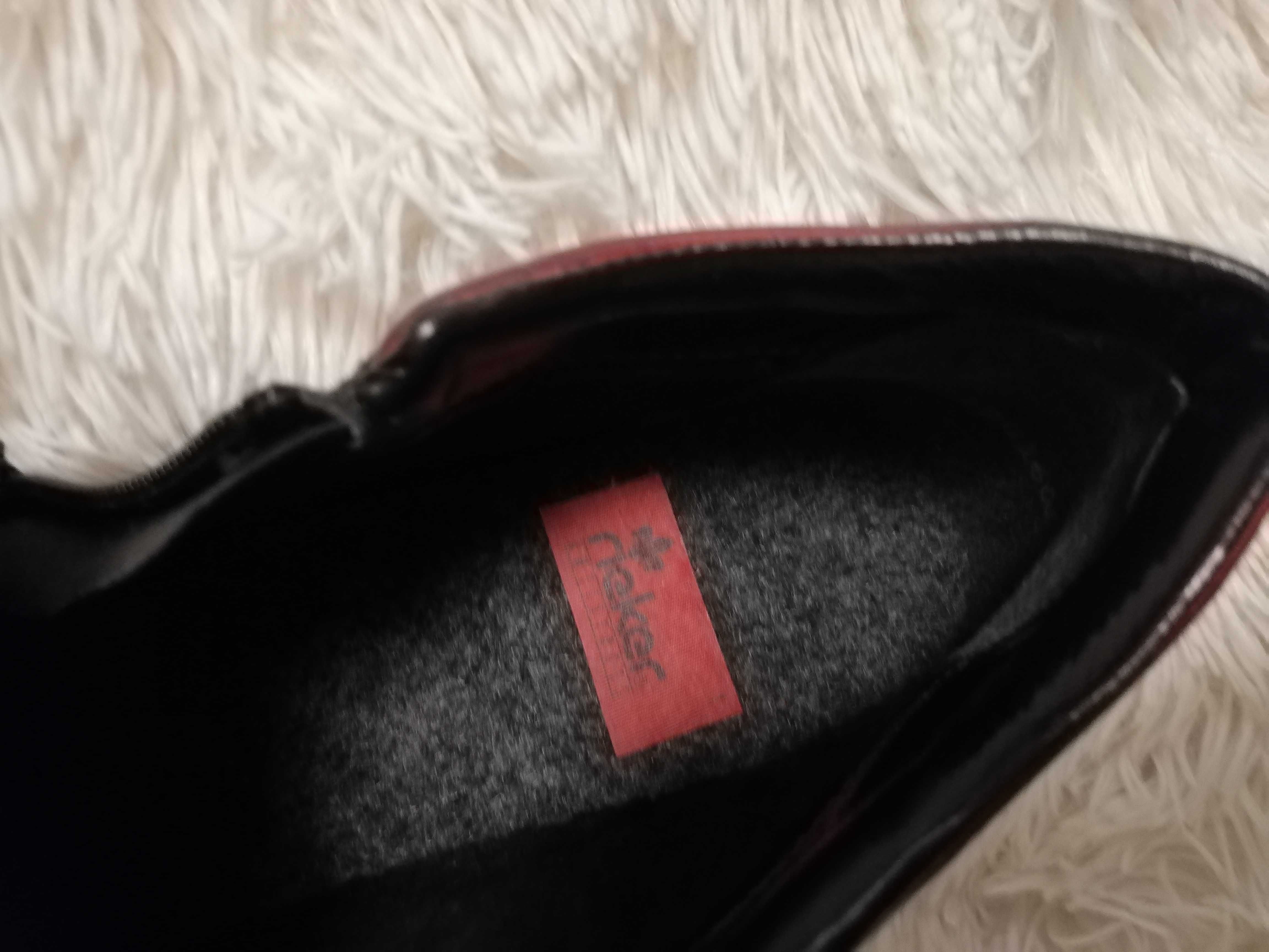 buty rieker 42 botki rieker 42 brąz nowe