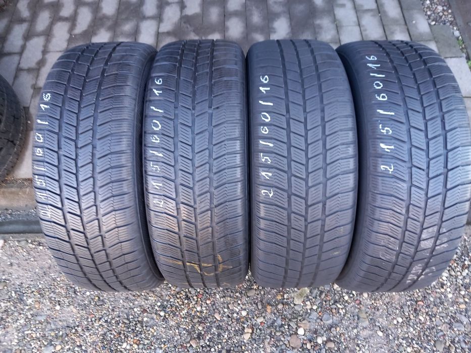 4x Opony Używane Zimowe 215/60R16 Barum